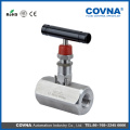 High pressure stainless steel 316/304 female needle valve for gas or water